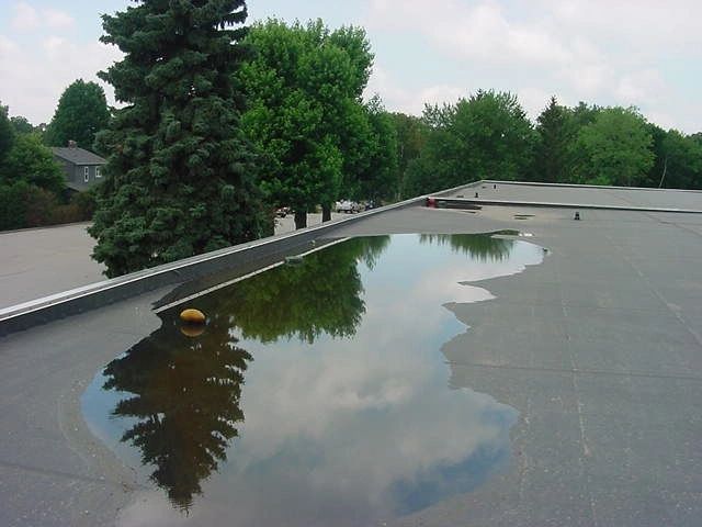 Ponding Water Roof Coating For Flat Roofs