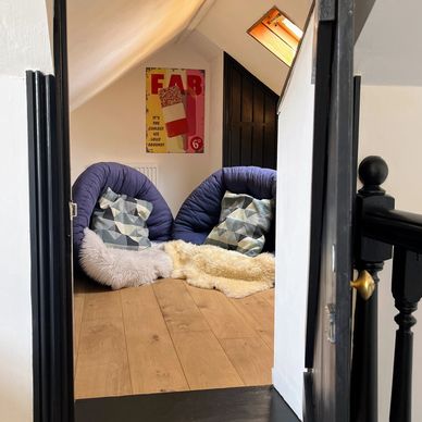 Private secret snug for teenagers, children and under 12s at Hope Cottage