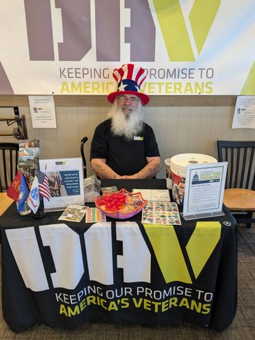 DAV 17 Gainesville Hall Chapter 2024 Golden Corral Campaign Information Desk (6-6)