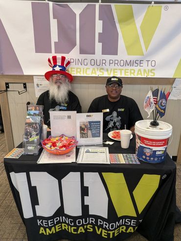 DAV 17 Gainesville Hall Chapter 2024 Golden Corral Campaign Information Desk (7-7)