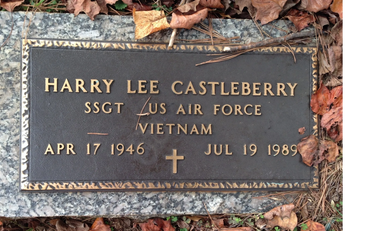 Headstone of a signer of the original Chapter Charter and uncle of Andre' Castleberry.