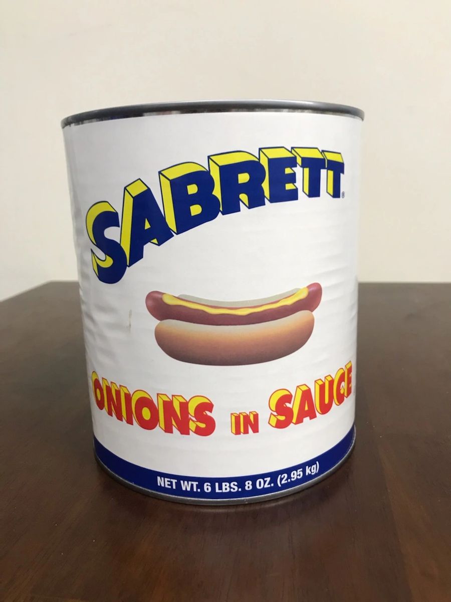 Sabrett Onions in Sauce 6lb Can