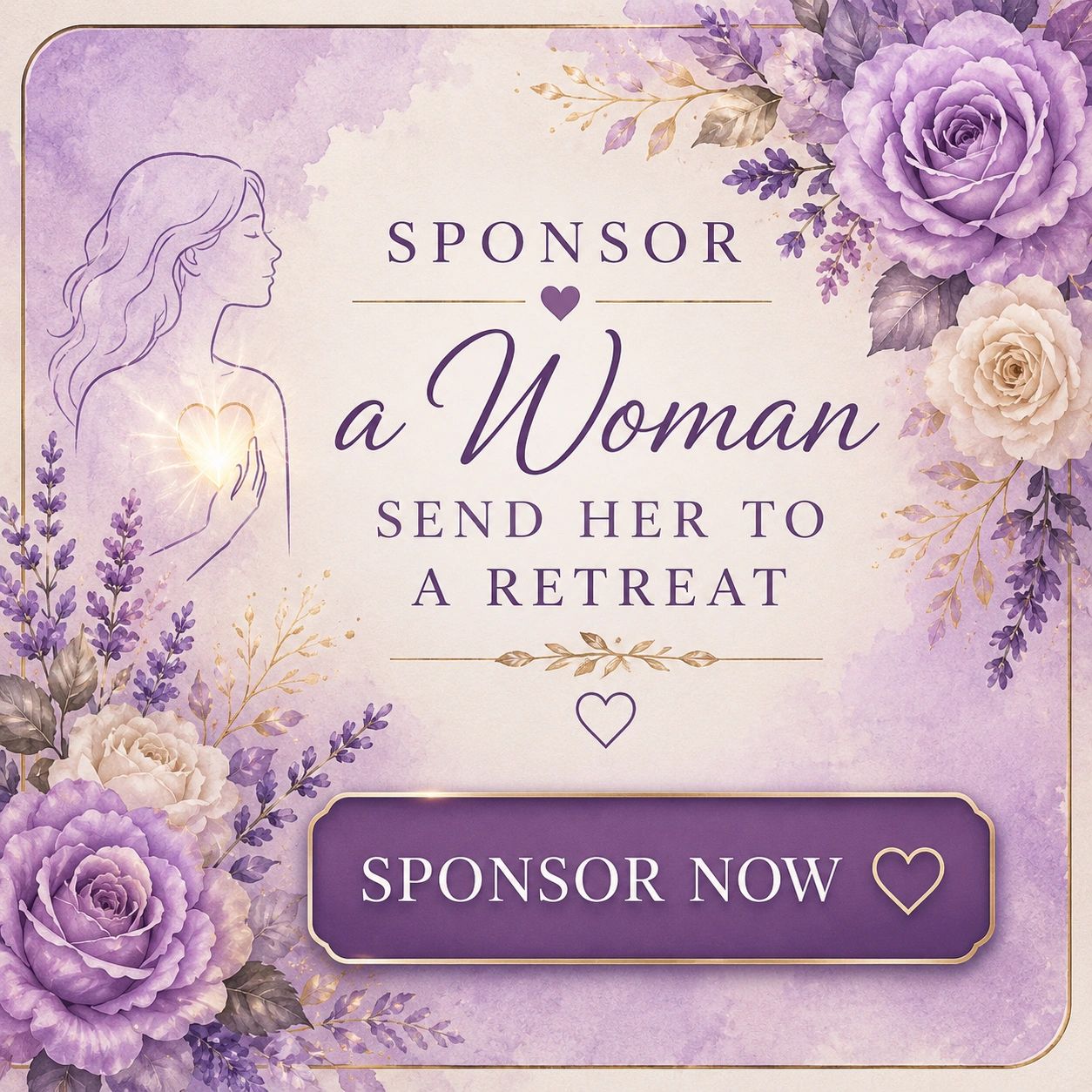 Sponsor a retreat for someone and I’ll handwrite your personal message in a card for her.. THANK YOU