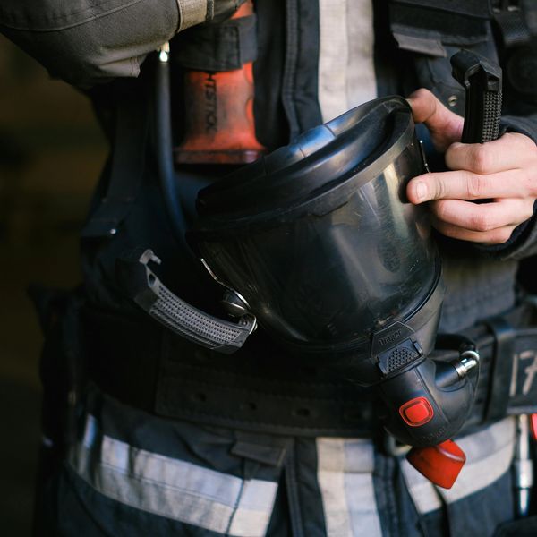 A close view at a breathing apparatus