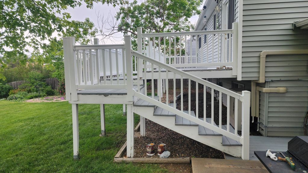 Vinyl railing upgrade 