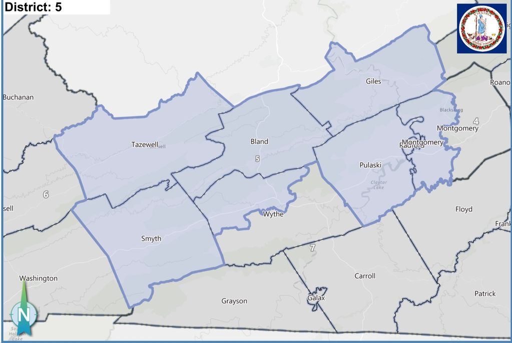 Virginia State Senate District #5