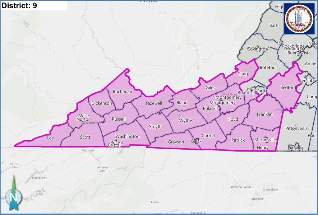 Virginia United States Congressional District #9