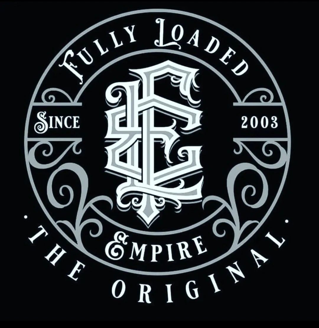 The new trademarked Fully loaded Empire Logo . F L E Monogram.