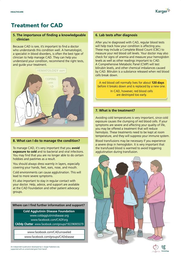 Cold Agglutinin Disease (CAD) Karger Info Sheet