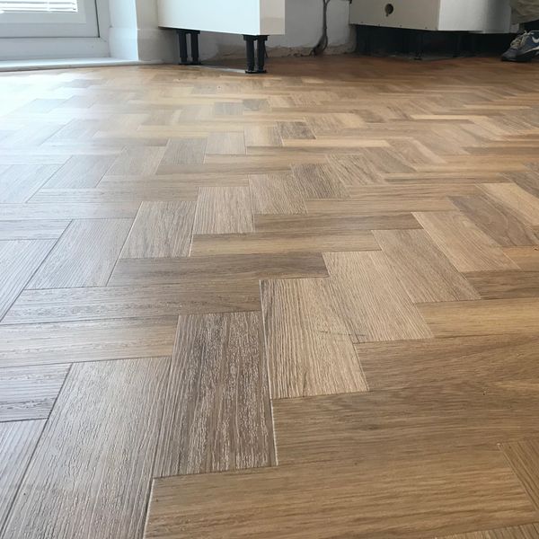 Amtico herringbone flooring