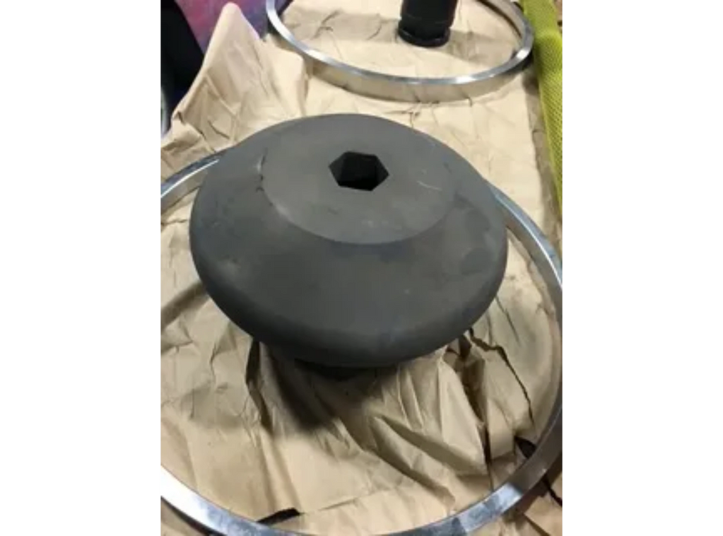 Worn Turbine Valve Disc