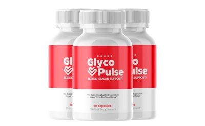 Three bottles of Givco Pulse blood sugar support capsules.