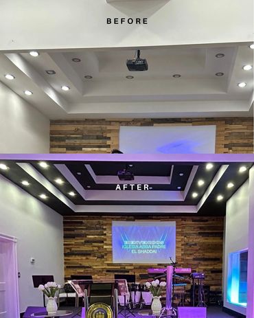 Church ceiling painting