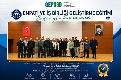 Empati ve İş Birliği Geliştirme Eğitimi başarıyla tamamlandı.