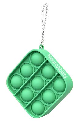 Push Pop Bubble Keychain