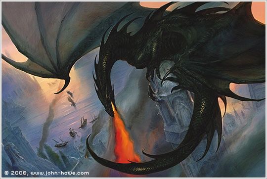 Glaurung and Nienor  Tolkien, Tolkien art, Fantasy dragon