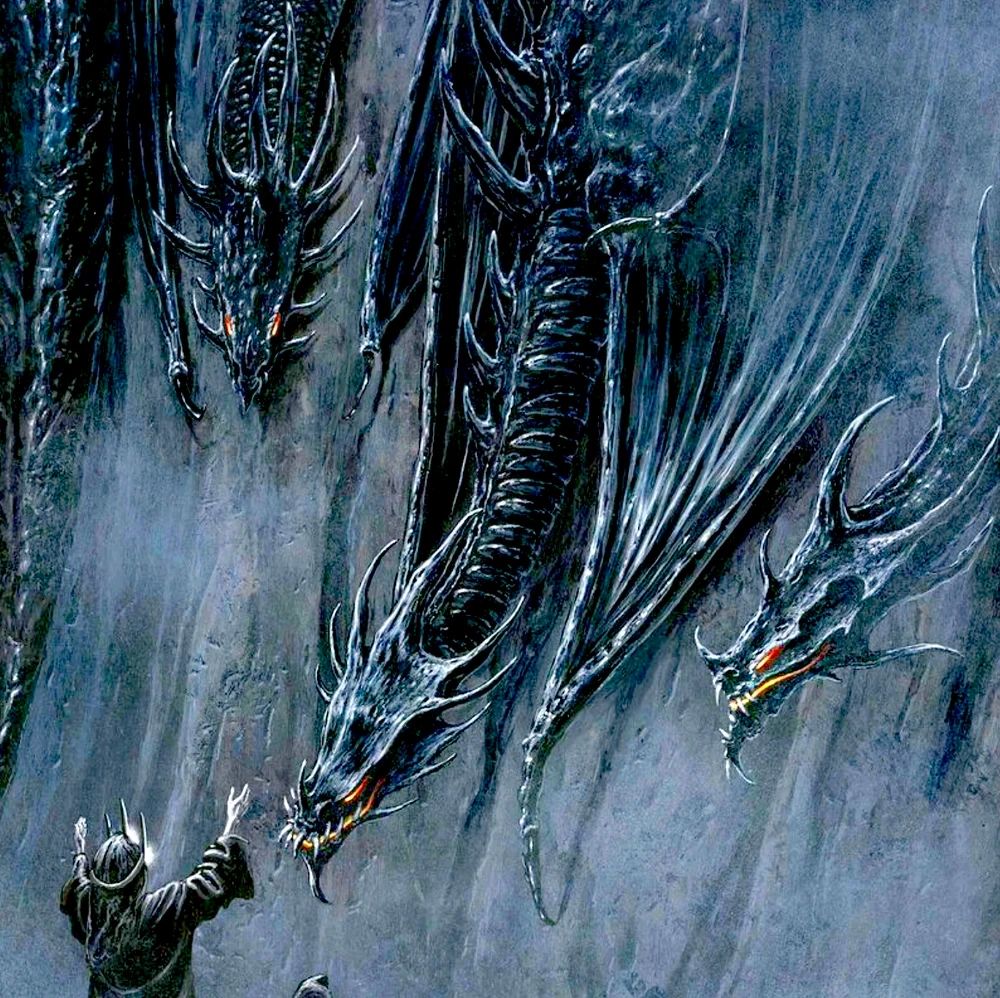 I think I finally found an image that shows how I imagine Glaurung  appearing! I am definitely going to have to make some artwork based off of  this! : r/TheSilmarillion