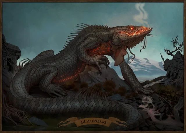 The History Of Glaurung ( The Wingless Dragon ) 