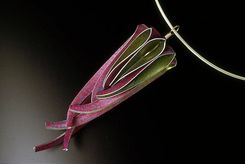 Jane Adam Flower pendant