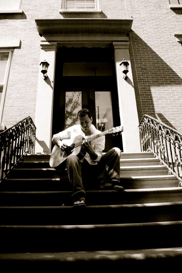 Derek Samuel Reese photo shoot in Brooklyn Heights