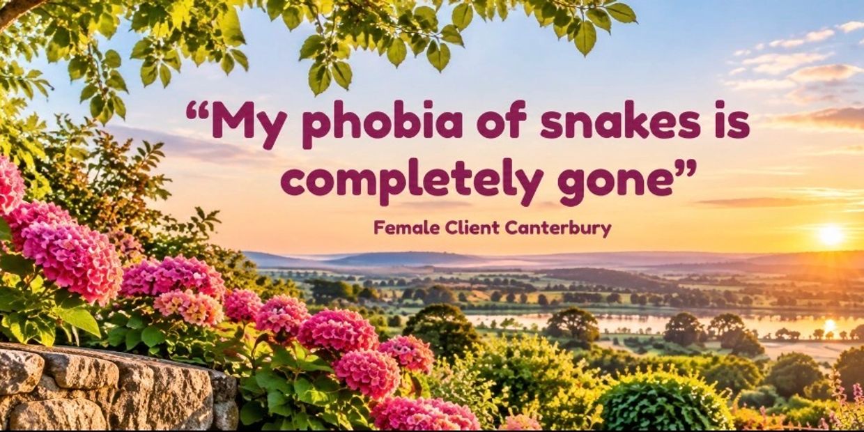 Hypnotherapy for phobias Canterbury