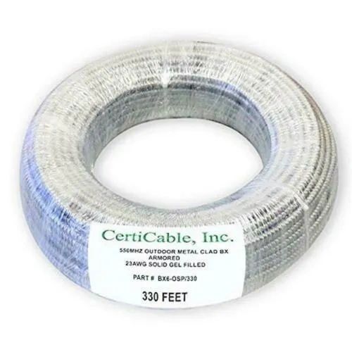 West Penn CN-SC6ETTAC-300 Cable, Shielded Tactical CAT6 w/ EtherCon  Connections