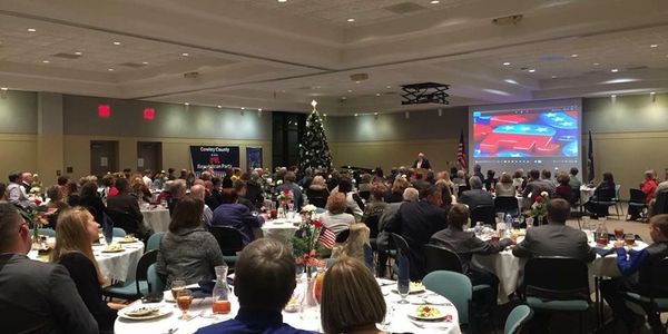 The Cowley County Republican Party Fall Banquet provides an opportunity to meet elected officials.