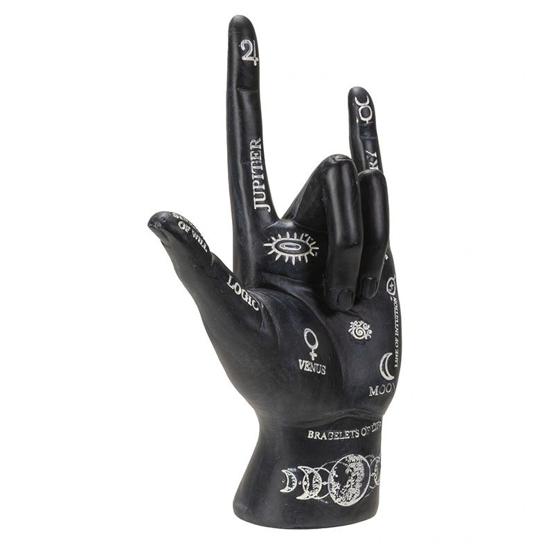 Black Palmistry Hand Decor