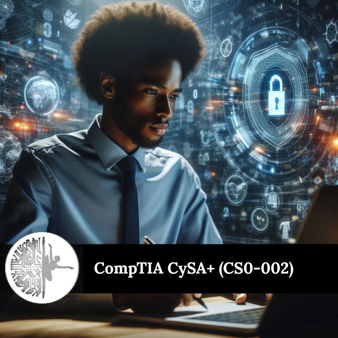 CompTIA Cybersecurity Analyst (CySA+) certification CySA+ exam prep CySA+ online training CySA+ self-paced training CySA+ bootcamp CySA+ practice exams CySA+ study guide CySA+ for beginners CySA+ for experienced professionals CySA+ career path Specific topics  Security Fundamentals:  CySA+ Security Fundamentals (CS0-002) exam  Security concepts and terminology  Risk management and vulnerability assessment  Incident response and disaster recovery  Threat Detection and Analysis:  CySA+ Threat Detection and Analysis (CS0-003) exam  Security monitoring and logging  Threat intelligence and analysis  Malware and intrusion detection  Security Operations and Automation:  CySA+ Security Operations and Automation (CS0-004) exam  Security automation and orchestration  Security incident and event management (SIEM)  Security forensics and investigation  Exam prep  CySA+ exam objectives CySA+ exam tips CySA+ exam practice questions CySA+ study plans CySA+ lab environments CyberBallet  CyberBallet CySA+ Security Fundamentals (CS0-002) training CyberBallet CySA+ Threat Detection and Analysis (CS0-003) training CyberBallet CySA+ Security Operations and Automation (CS0-004) training CyberBallet CySA+ practice exams CyberBallet CySA+ study guide Online courses  CompTIA Learning Network (CLN) CySA+ training Udemy CySA+ training Coursera CySA+ training Pluralsight CySA+ training ACloudGuru CySA+ training Books  CompTIA Cybersecurity Analyst (CySA+) Official Cert Guide CompTIA Cybersecurity Analyst (CySA+) Practice Exams Cybersecurity Analyst (CySA+) All-in-One Exam Guide, Fourth Edition CompTIA CySA+ & PenTest+ PT0-001 Cert Guide CompTIA Cybersecurity Analyst (CySA+) Certification Study Guide