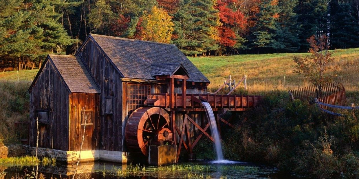 Water mill in New England