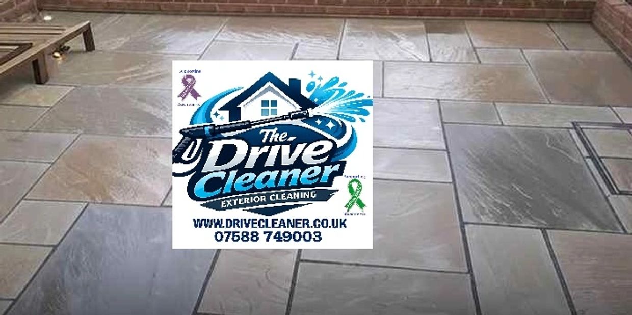 Expert patio cleaning service in Stoke On Trent, Staffordshire. Showing freshly cleaned patio 