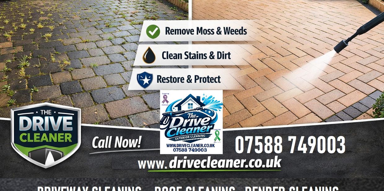 Block paving cleaning services in Newcastle Under Lyme, Stoke On Trent, Staffordshire & Cheshire