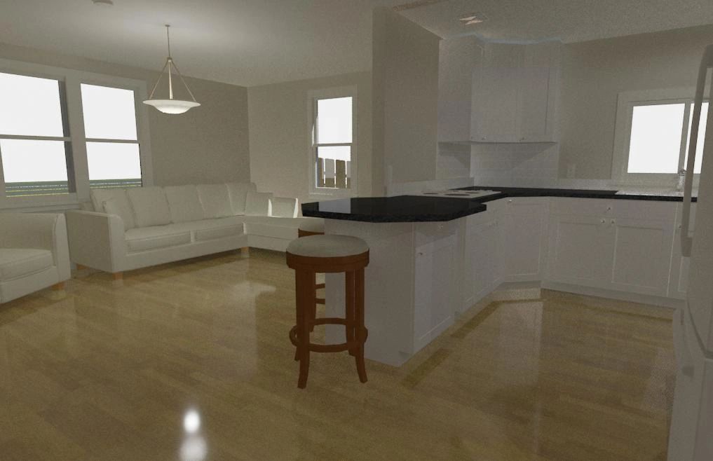 3D Rendering of Apartment Space 3D Rendering of Apartment Space