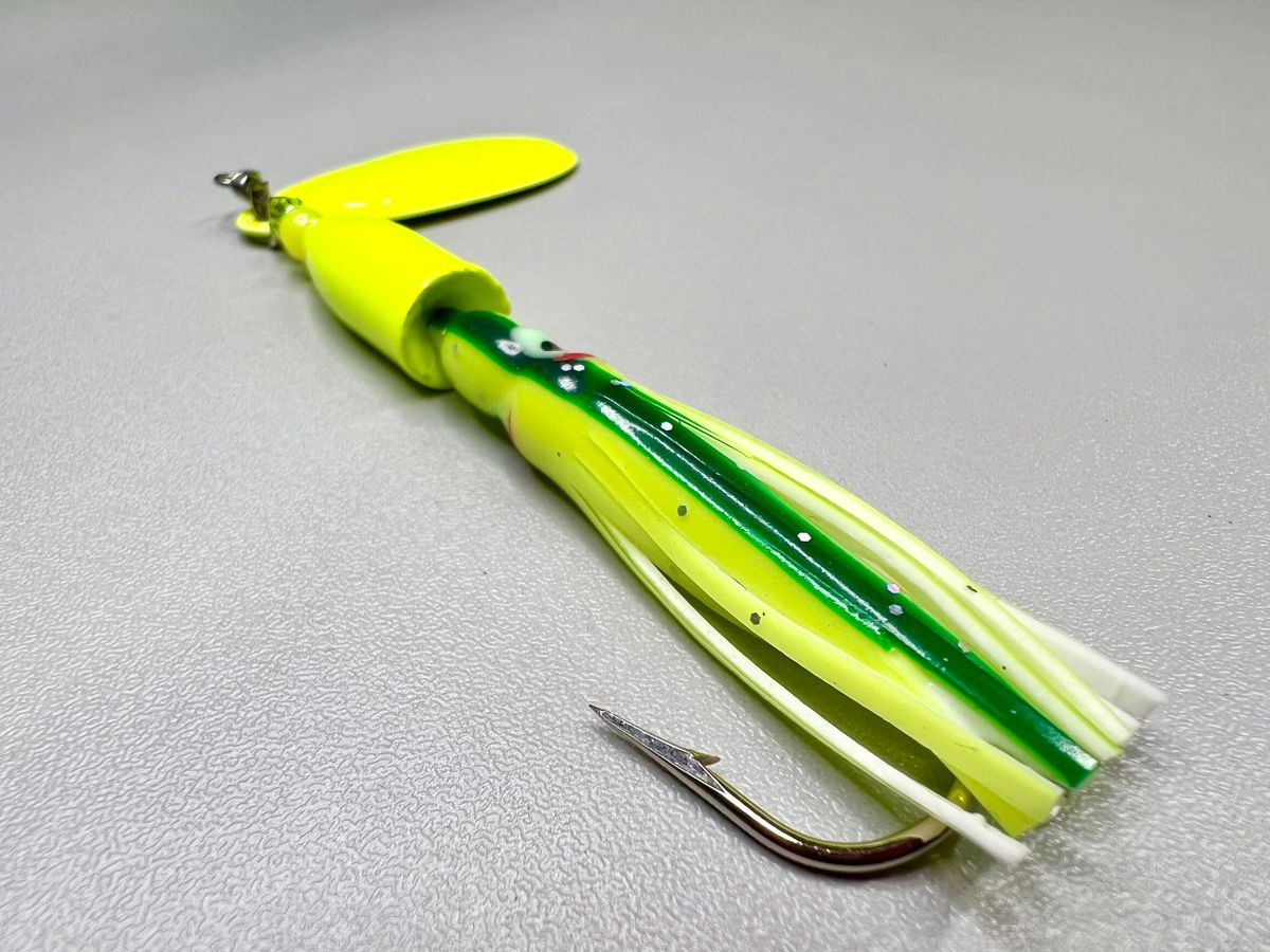 "OD" Bullet Squid Spinner Salmon & Steelhead Lure