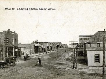 Town of Boley, Oklahoma. North facing early 1900's