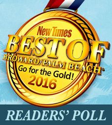New Times voted Eat and Critique Best of Broward/Palm Beach Reader's Poll 