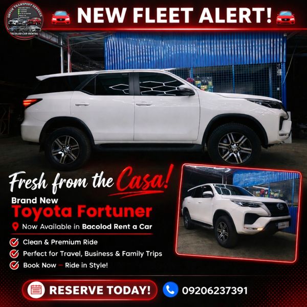 New 2026 Toyota Fortuner G Brandnew 