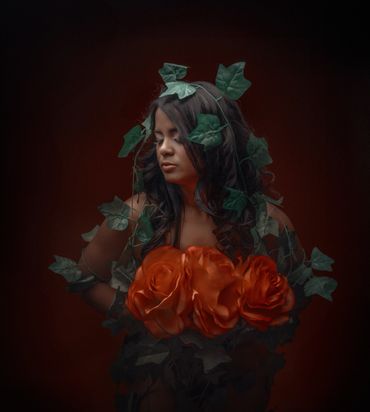 flowers, flores, Sesión, estudio, boudoir, elegante, Nadia, fotografa, dominicana, fine art, pintura, Santo Domingo 