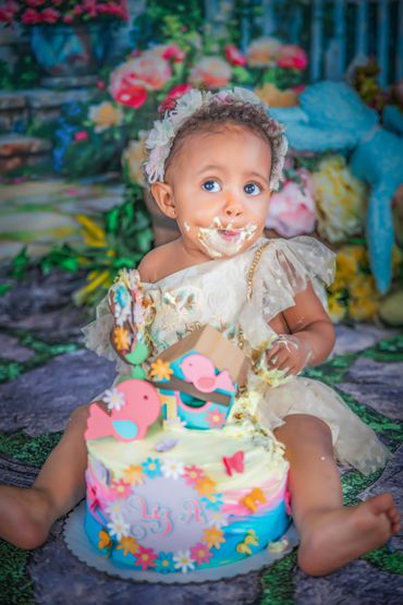 niñas, niños, cake, pastel, bizcocho, fotografia, estudio, Nadia, RD, Santo Domingo, smash cake, 