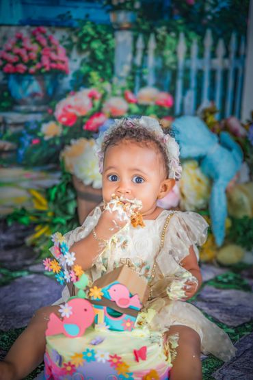 niñas, niños, cake, pastel, bizcocho, fotografia, estudio, Nadia, RD, Santo Domingo, smash cake, 