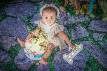 niñas, niños, cake, pastel, bizcocho, fotografia, estudio, Nadia, RD, Santo Domingo, smash cake, 