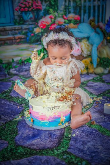 niñas, niños, cake, pastel, bizcocho, fotografia, estudio, Nadia, RD, Santo Domingo, smash cake, 