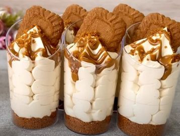 biscoff mousse dessert cups