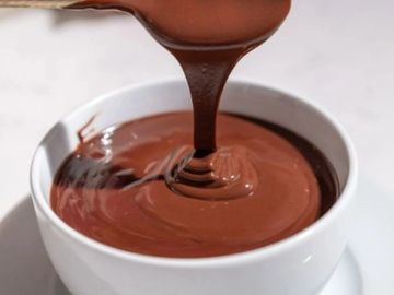 rich and smooth chocolate ganache