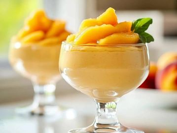 peach mousse dessert cups