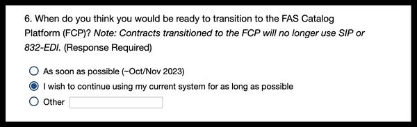 FCP FAS Catalog Platform GSA Contract Management