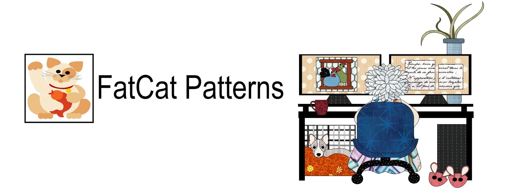 Fat Cat Ruler Patterns FatCat Patterns - Applique Pattern, Free Applique Patterns