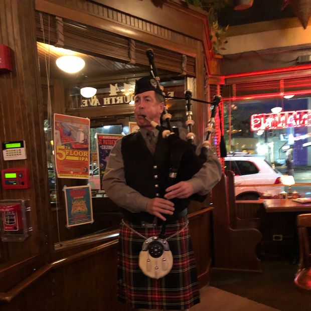 Bagpiper Gordon MacDonald