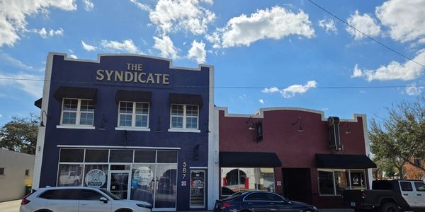 Exterior photo of The Syndicate building in EGAD