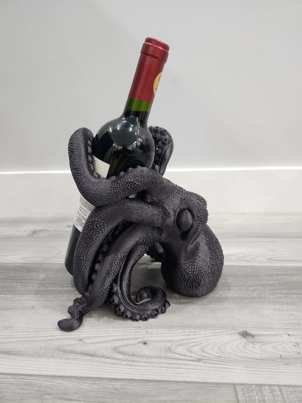 Octopus Wine and Liquor Bottle Display